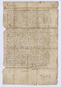 Mediceo avanti il Principato. Lettera cifrata del Re di Sicilia 1459
						 